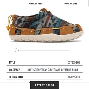 Nike and pendleton n7 air moccasin